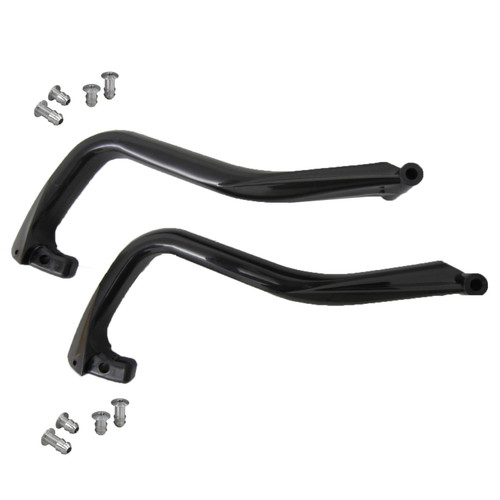 Ski-Doo Handle Loop Toe-Flex Pilot Plastic BLACK Pair AND Rivet Hardware Kit!