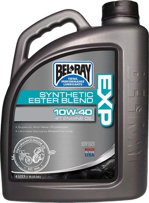 BEL-RAY EXP Semi-Synthetic Ester Blend 4T Engine Oil, 840-1613