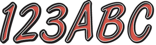 HARDLINE I.D. Sticker Kit - 300 Series - Red Gradation, REBKG400