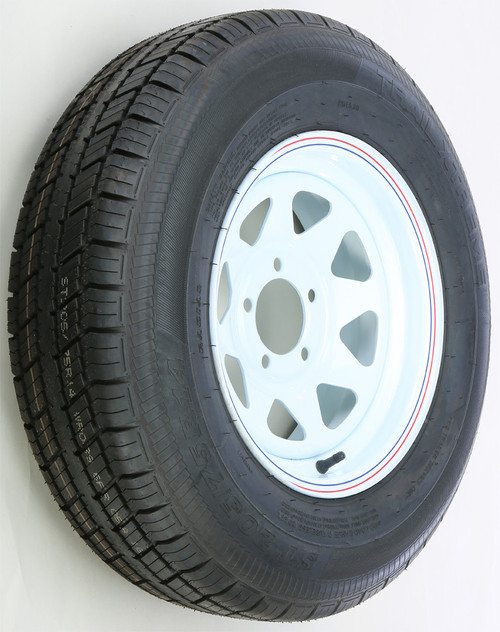 AWC Trailer Tire & 8 Spoke Steel Wheel Assembly, 58-8172