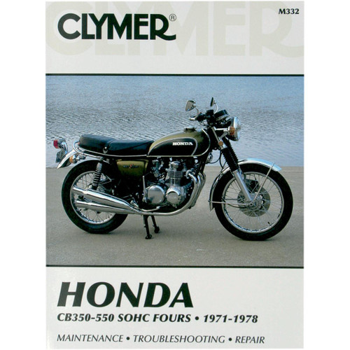 CLYMER Manual - Honda 350-550 4 Cyl, M332