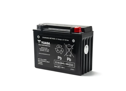 Ski-Doo New OEM, Spill Proof Spyder Yuasa Battery - YTX24HL (21 Amps), 410922962