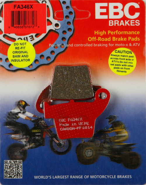 EBC Standard Brake Pads, 15-346X