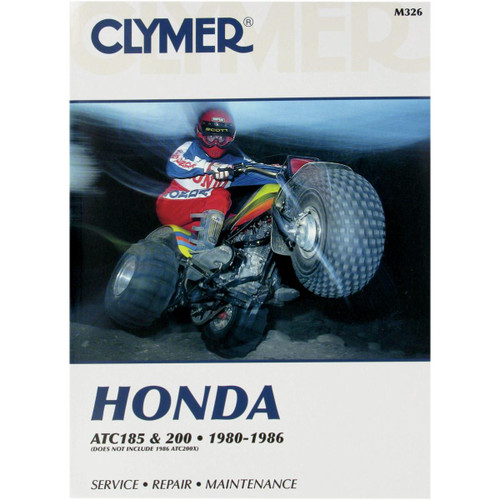 CLYMER Manual - Honda Atc 185/200, M326
