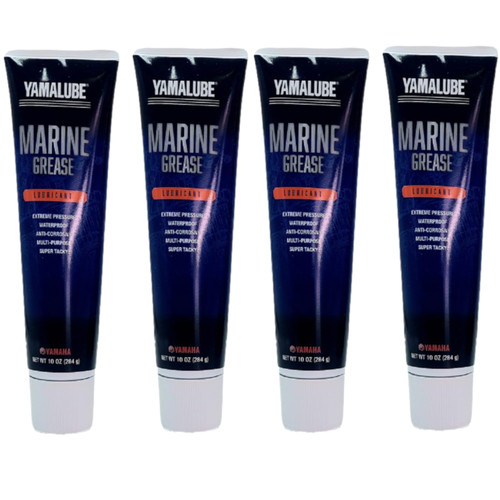 Yamaha OEM, Yamalube 10oz Marine Grease Lubricant, Pack of 4, ACC-GREAS-10-CT