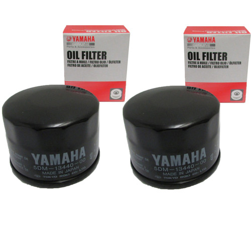 Yamaha OEM, Oil Filter - Pack of 2, Motorcycle ATV Smalls, 5DM-13440-00-00