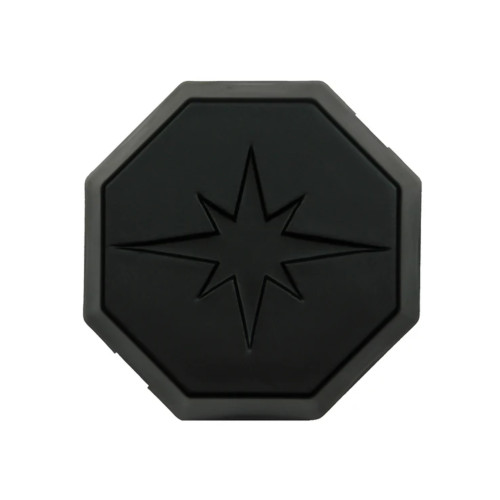 Polaris New OEM Matte Black Hub Cover, Sportman SP 750, 5451374-458