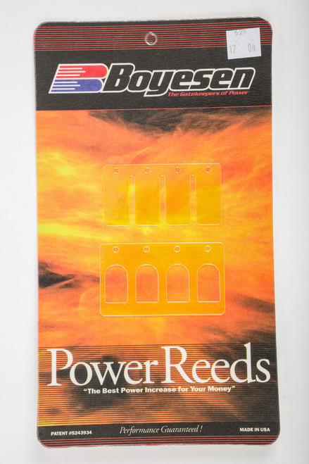 BOYESEN Dual Stage Power Reeds Dura Flex w/Rev Plates, 59-7628 BOYESEN Dual Stage Power Reeds Dura Flex w/Rev Plates, 59-7628