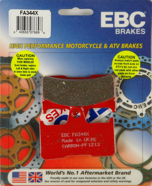 EBC Standard Brake Pads, 15-344X