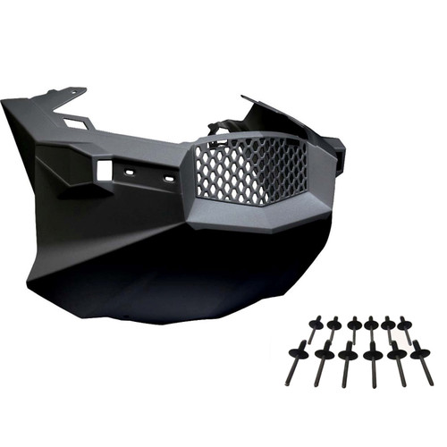 Ski-Doo New OEM Black Front Bottom Nose Cone Pan and  Rivet Kit REV-XP