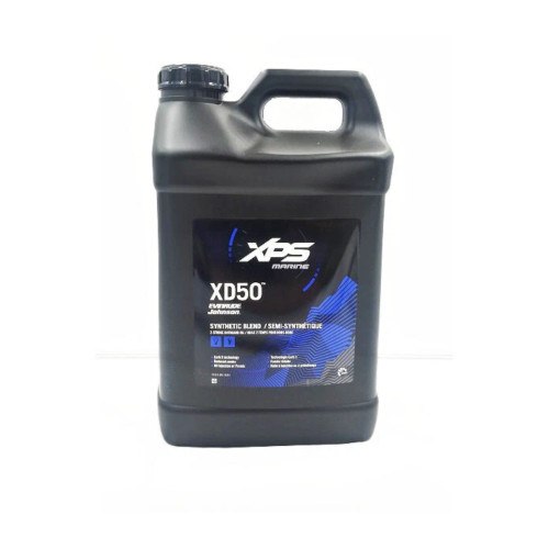 Johnson Evinrude OMC OEM XD50 Synthetic Blend 2-Stroke Oil 2.5 Gallon, 779719