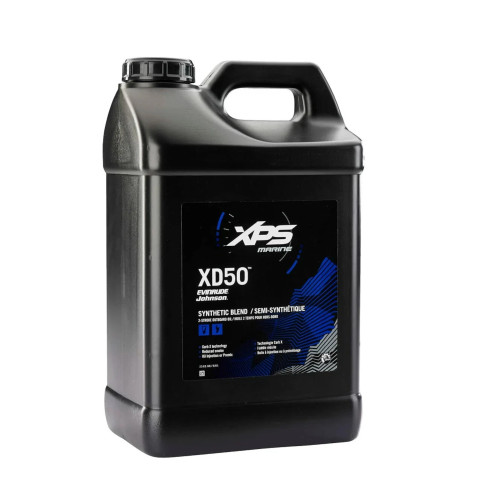 Johnson Evinrude OMC OEM XD50 Synthetic Blend 2-Stroke Oil 2.5 Gallon, 779719