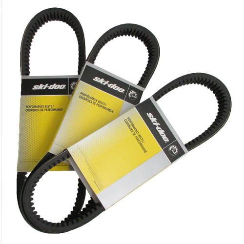 Ski-Doo New OEM Skandic Drive Clutch Belt THREE PACK 414633800; 414-6338-00