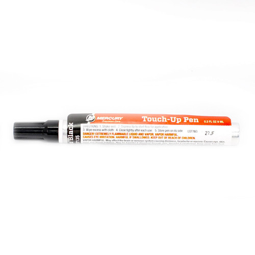 Mercury Marine Mercruiser New OEM Phantom Black Touch Up Paint Pen 94-8M0137135