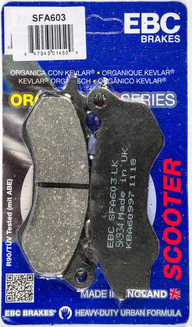 EBC Organic Brake Pads, 153-603