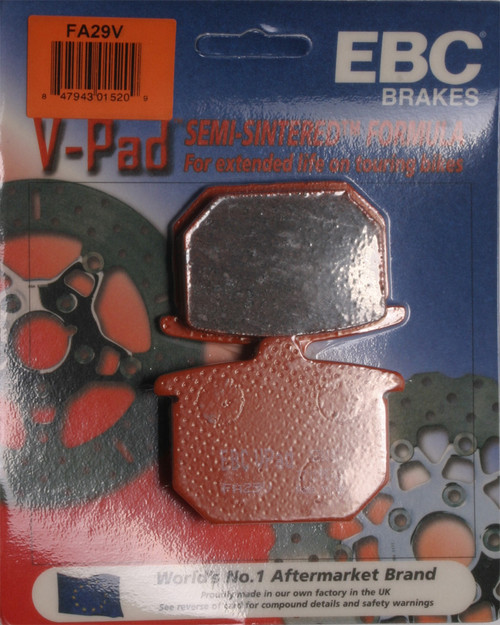 EBC Semi-Sintered Brake Pads, 15-29V
