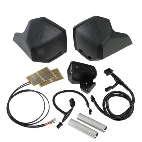 Ski-Doo OEM 1+1 Passenger Heated Grips & Wind Guards Kit, 860200584