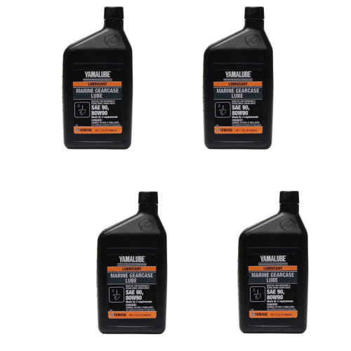 Yamaha OEM Lower Unit Gearcase Lube Oil, ACC-GEARL-UB-QTx4