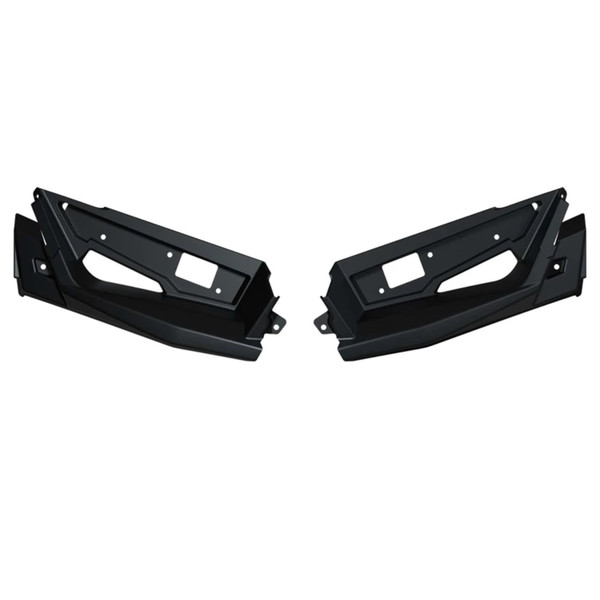 Polaris New OEM Onyx Black Smoke Painted Front Upper Accent