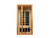 Two-person infrared sauna with natural wood cabinet, glass door, and built-in wellness lighting for home recovery use