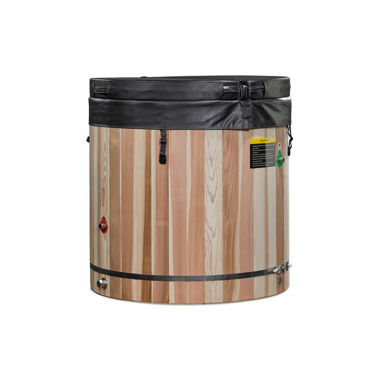 Dynamic Cold Therapy Barrel Cold Plunge — Pacific Cedar + 304 Stainless Steel