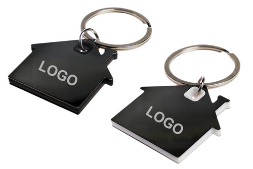 Stainless Steel House Key Ring 