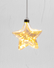 Champagne Star Hanging Glass Light*