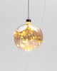 Champagne Sphere Hanging Glass Light*