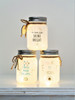 Mini Message White Sparkle Jars ~ set of 3*