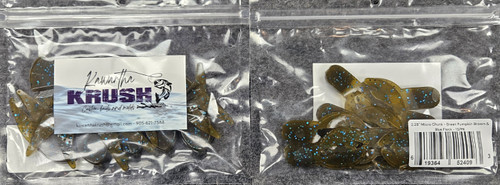 KAWARTHA KRUSH 2.75"  CHUNK GRNPUMPKIN BRN & BLK FLECK 10/pk