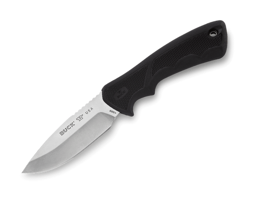 BUCK BUCKLITE MAX II LG BLK RUBBER HANDLE