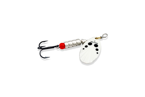 WILLIAMS VORTEX SPINNER V4 1/3oz GLOW SILVER BACK SILVER BODY