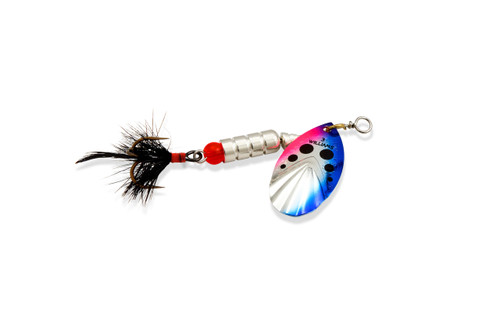 WILLIAMS VORTEX DRESSED SPINNER V5D 1/2oz CANDIED ICE SILVER BACK BODY