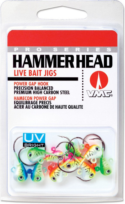 VMC HAMMERHEAD JIG 1/4oz UV ASSORTED