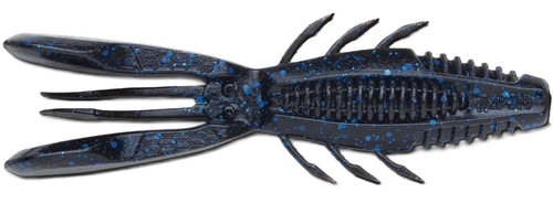RAPALA CRUSH CITY BRONCO BUG 4" BLACK BLUE FLAKE