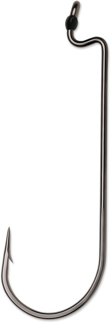 VMC WORM HOOK BLACK NICKEL #4/0