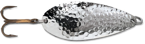 BLUE FOX STROBE SPOON #3 HAMMERED SILVER