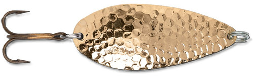 BLUE FOX STROBE SPOON #5 HAMMERED BRASS