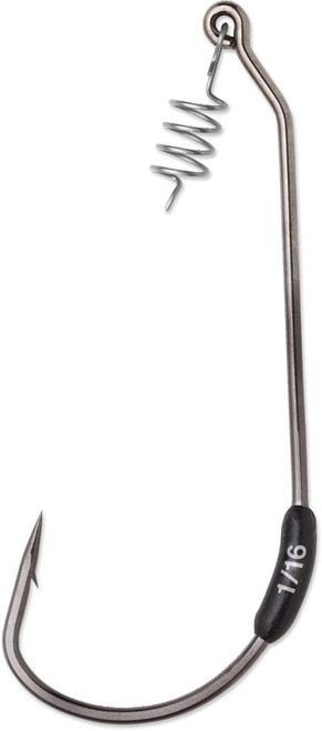 VMC DROP DEAD WEIGHTED HOOK BLACK NICKEL 1/16 #3/0