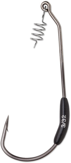 VMC DROP DEAD WEIGHTED HOOK BLACK NICKEL 3/32 #4/0