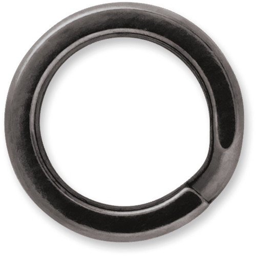 VMC SPLIT RING BLACK STAINLESS #6