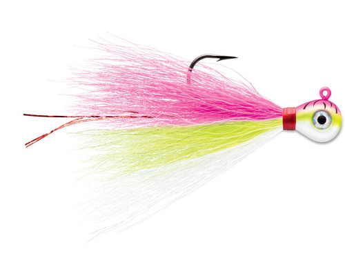 VMC BUCKTAIL JIG 3/8oz PINK FIRE UV