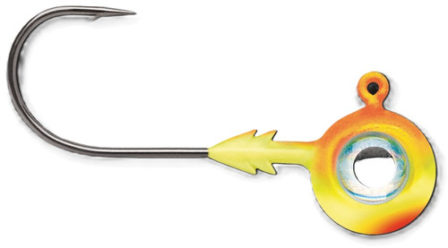 VMC TUNGSTEN MOON EYE JIG 1/4 CHARTREUSE ORANGE