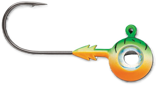 VMC TUNGSTEN MOON EYE JIG 3/8 GREEN TIGER UV