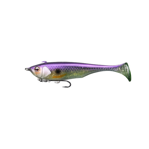 DUNKLE JACKALL 7"2.1oz SINKING PURPLE CHARTREUSE
