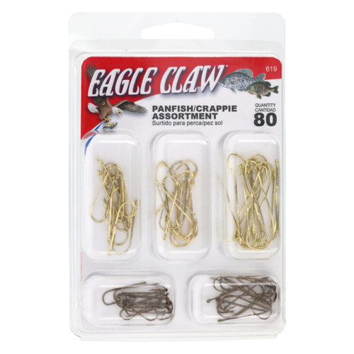EAGLE CLAW PANFISH/CRAPPIE HOOK ASSORTMENT