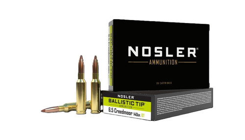 NOSLER BALLISTIC TIP 6.5 CREED 140gr BT