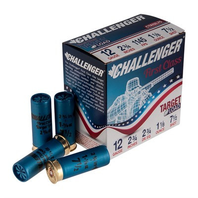FLAT - CHALLENGER HV 12ga 2-3/4" No. 7.5 1-1/8oz