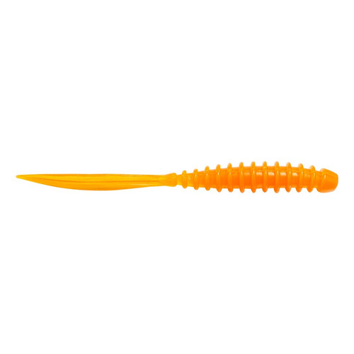 LUNKERHUNT FLICKER WORM 2" SHOCK ORANGE