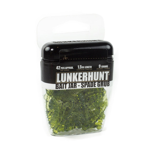 LUNKERHUNT BAIT SPADE GRUB PUMPKIN